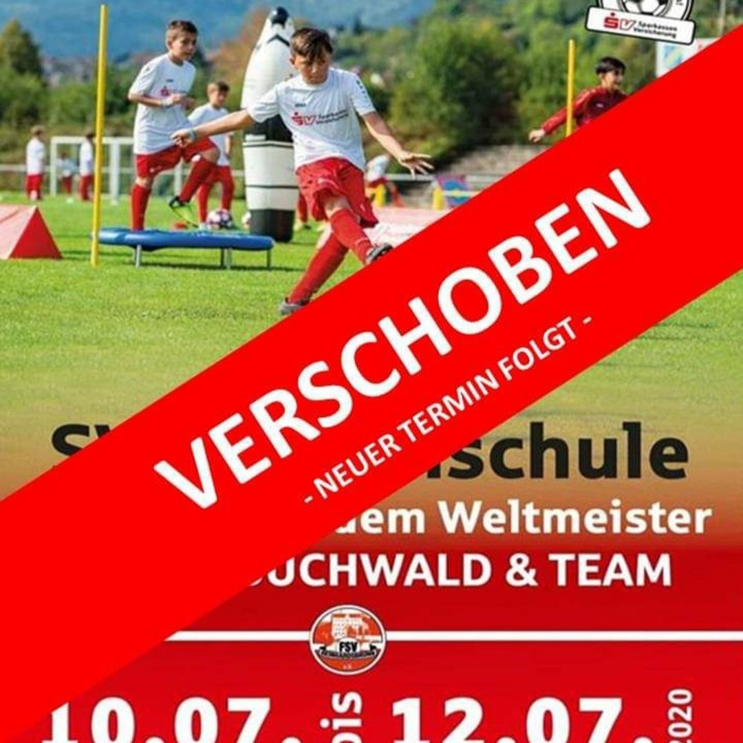 ###Fußballcamp wird verschoben###