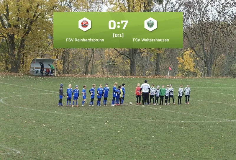 E1-Junioren unterliegen FSV Waltershausen