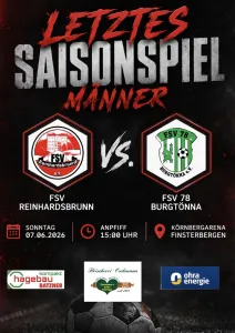 Letztes Saisonspiel unserer Männer